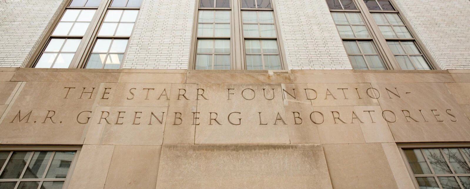 Outside of The Starr Foundation-Greenberg Laboratory